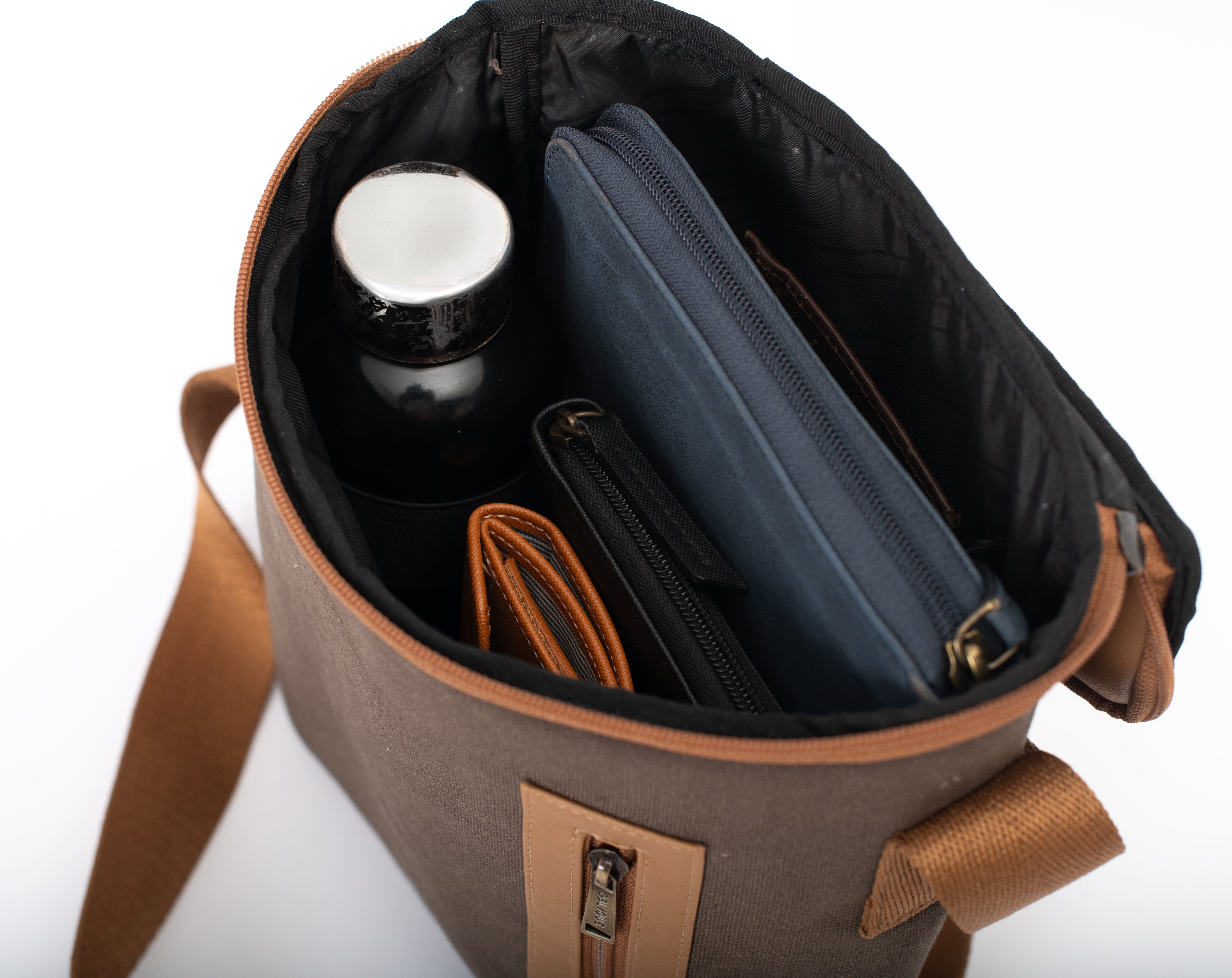 Traveller Sling Bag- Charcoal