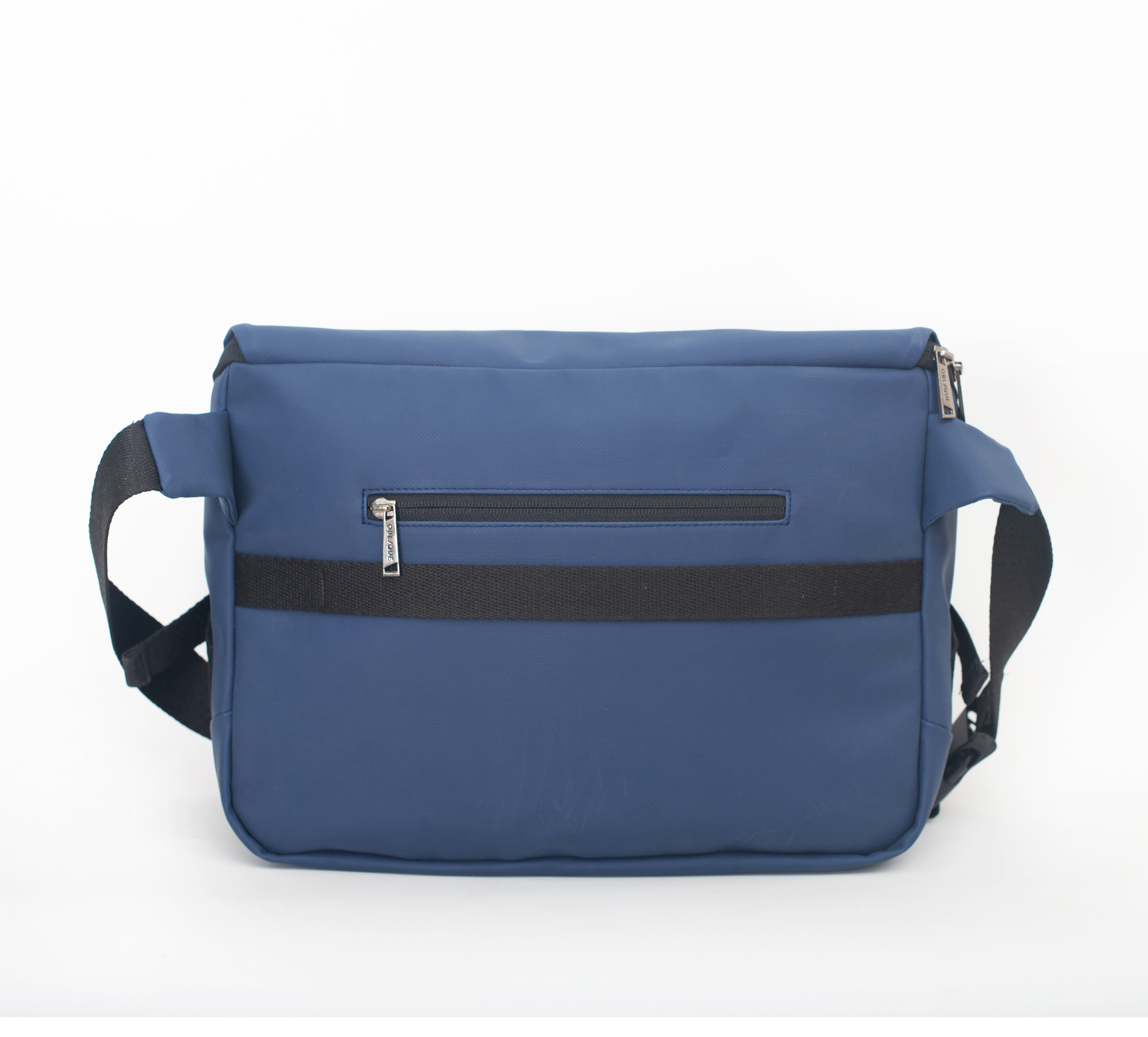Azure Messenger Bag- Blue