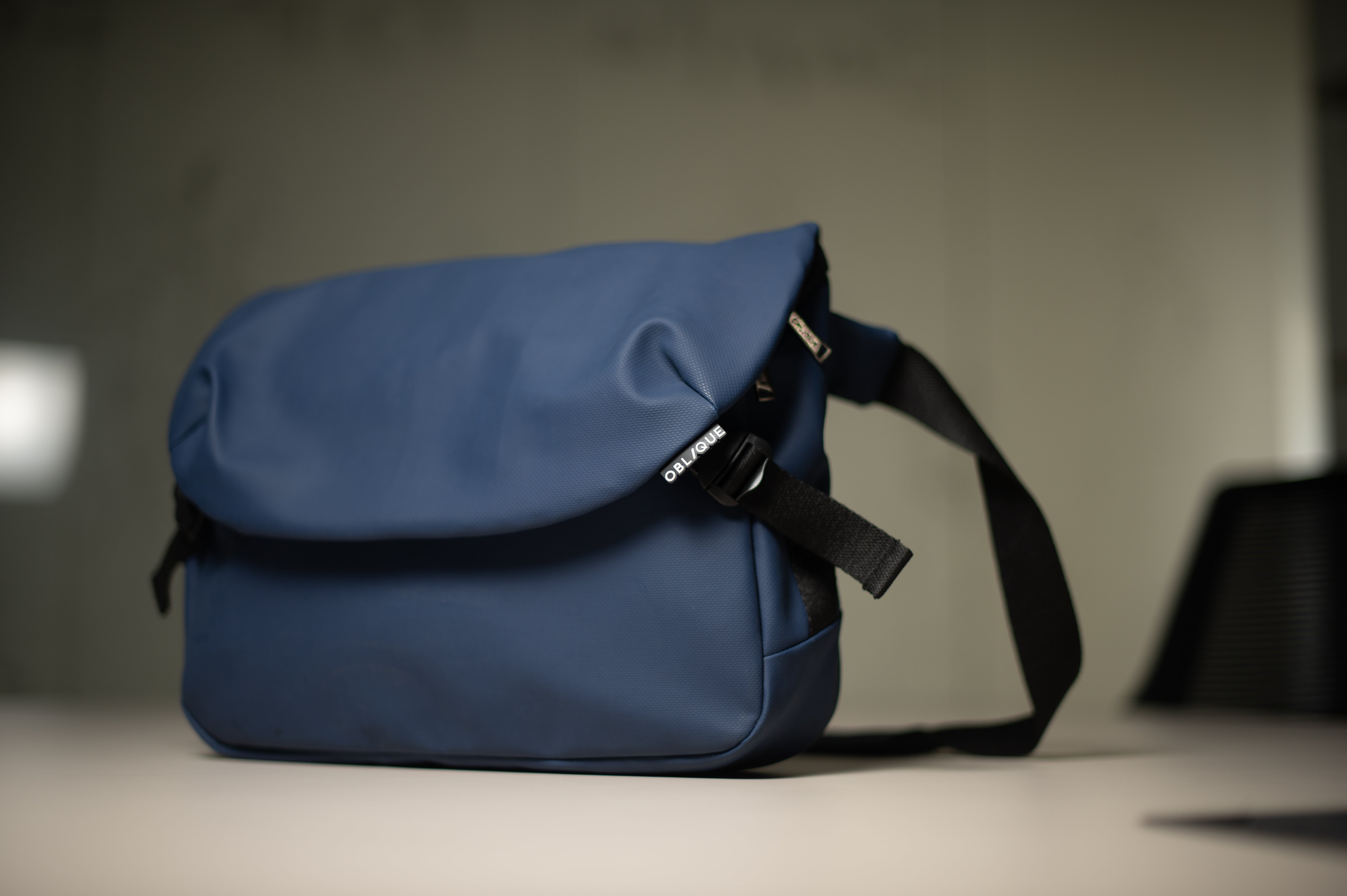 Azure Messenger Bag- Blue