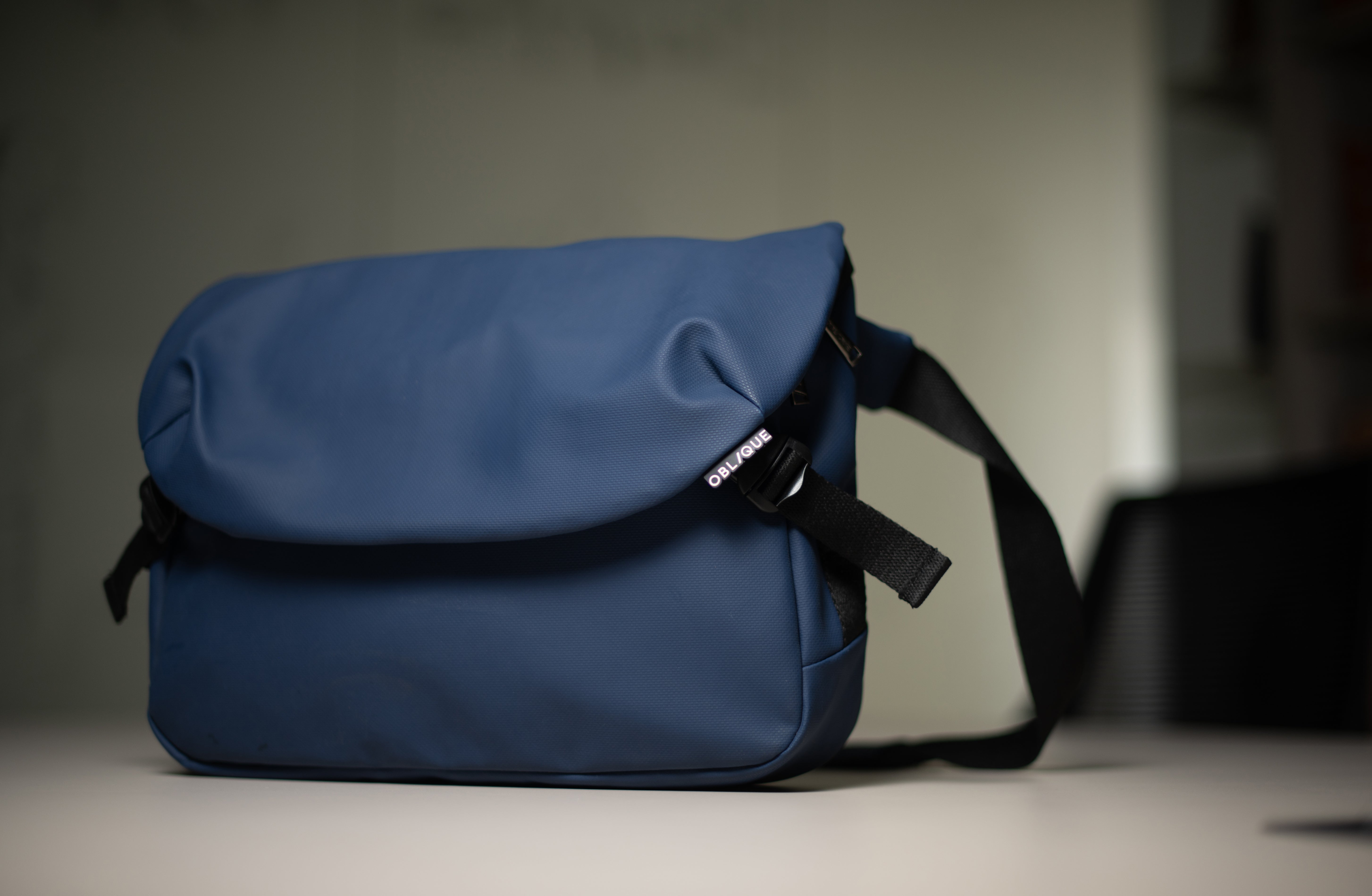 Azure Messenger Bag- Blue