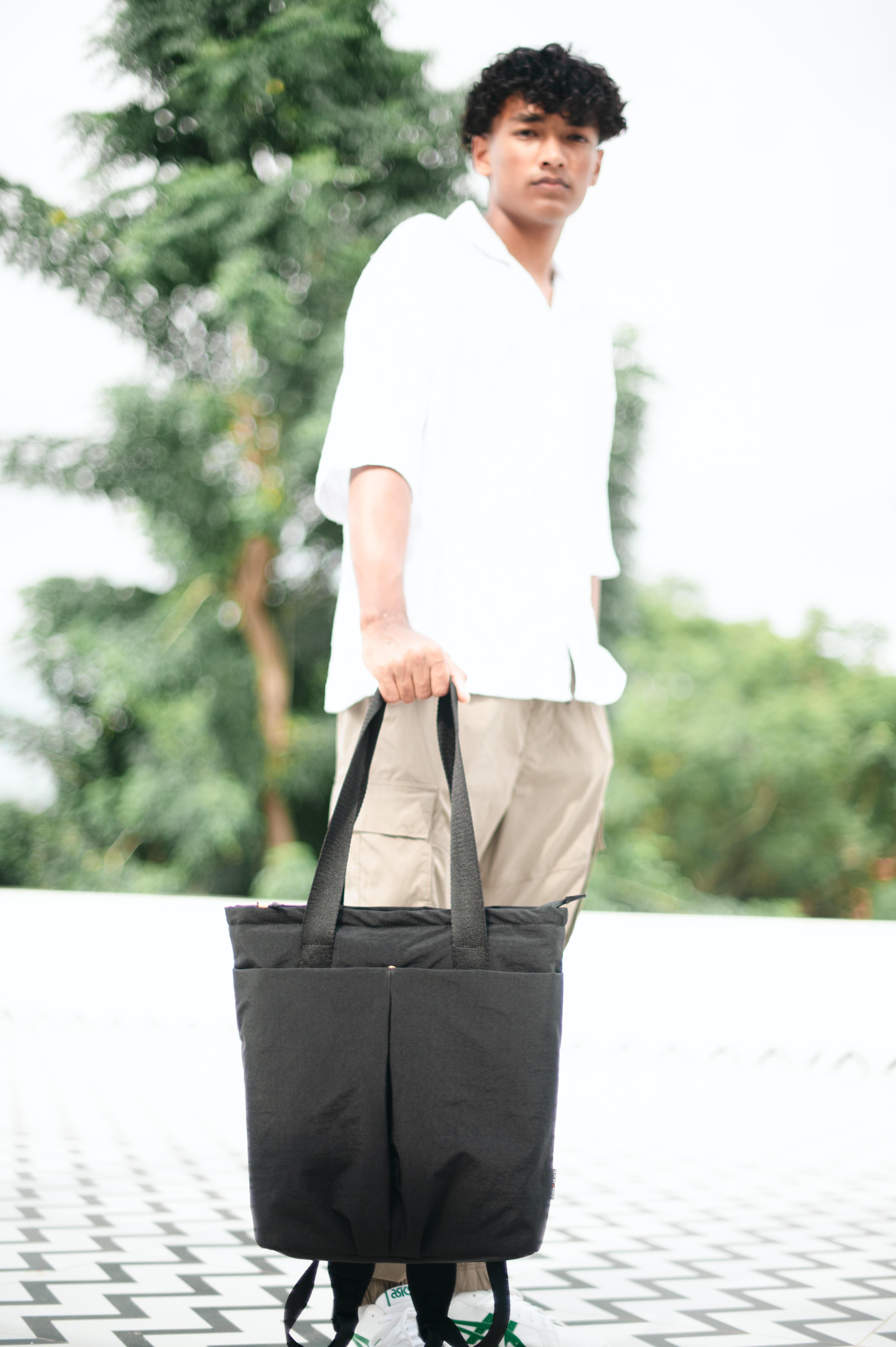 Bishop Tote Bag- Black