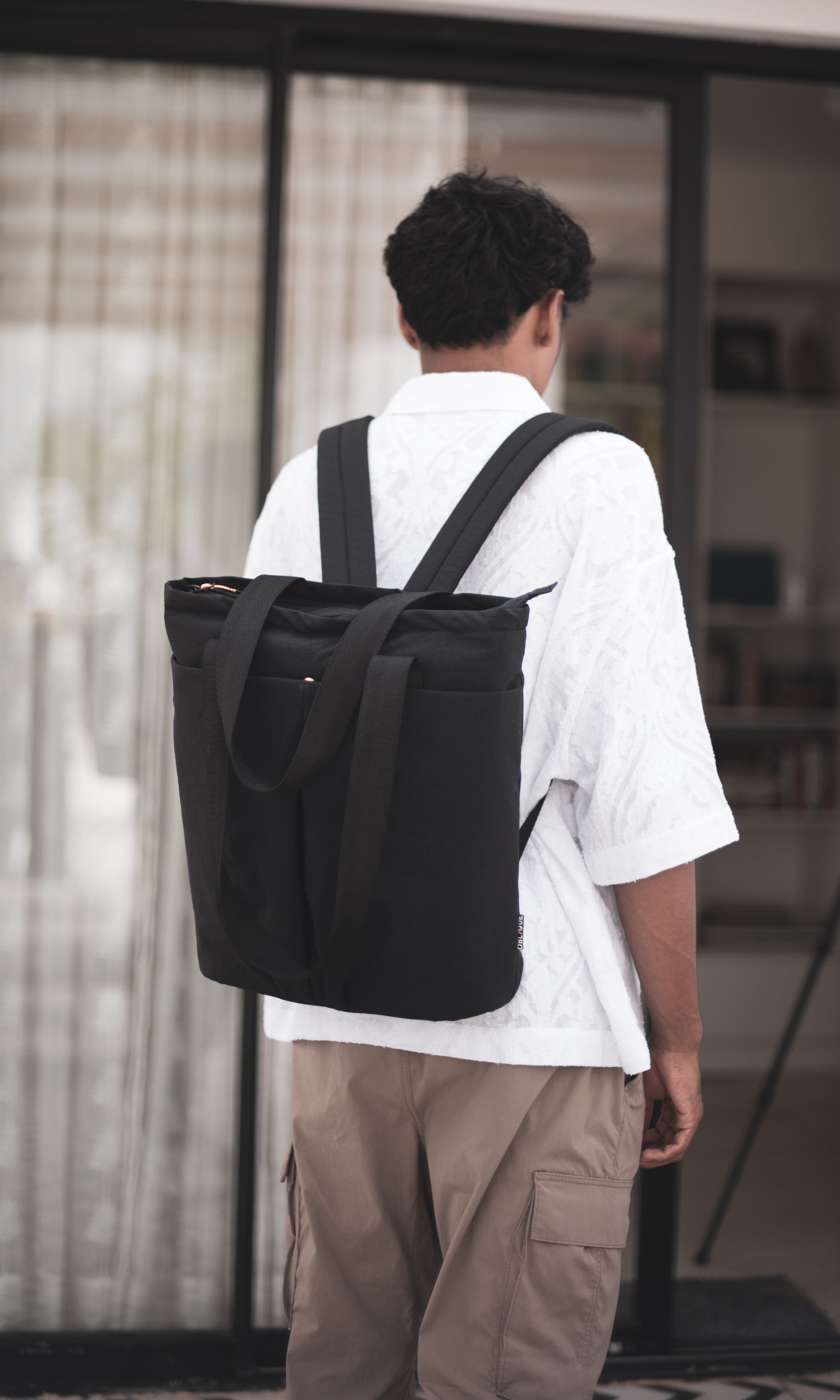 Bishop Tote Bag- Black