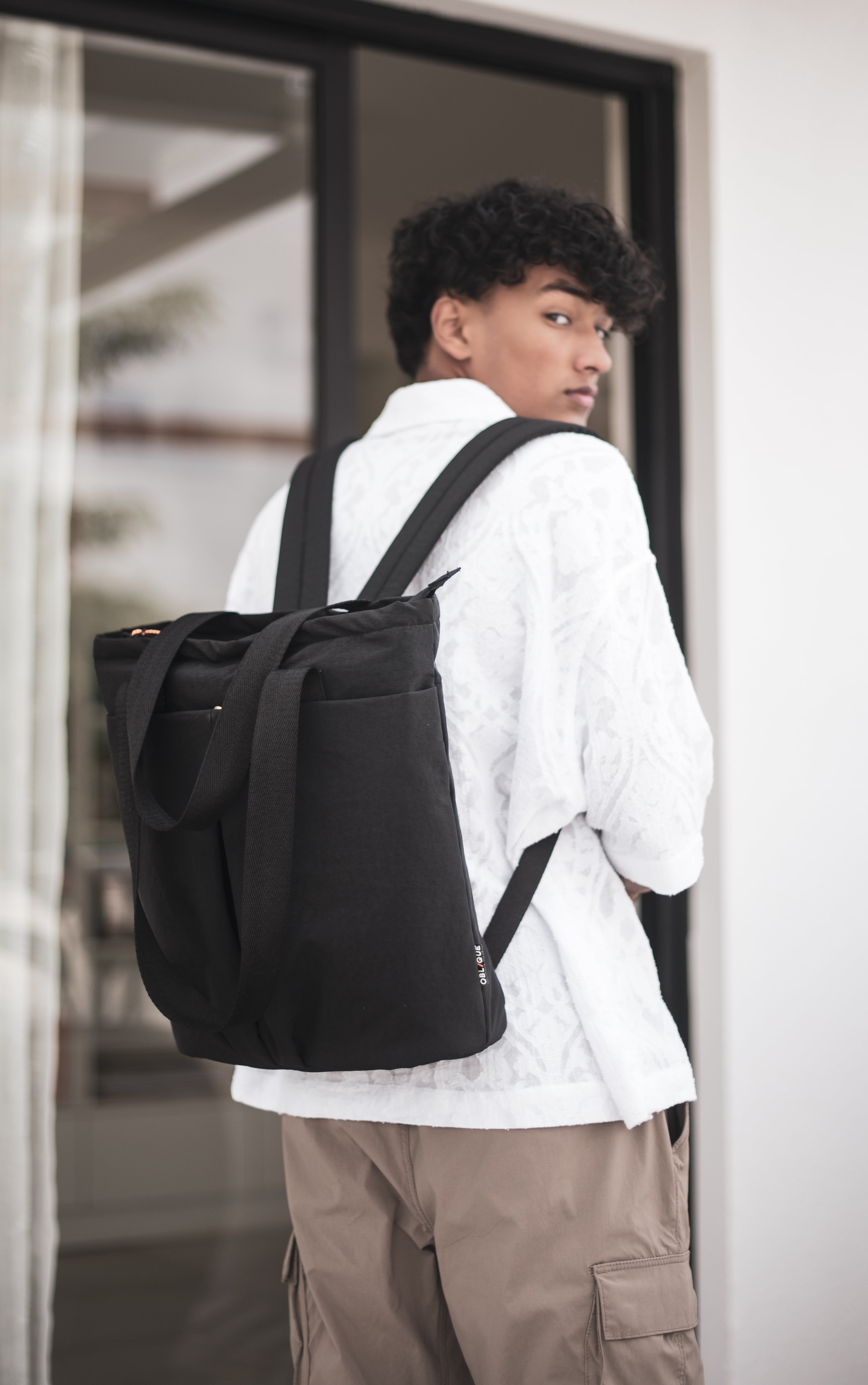 Bishop Tote Bag- Black