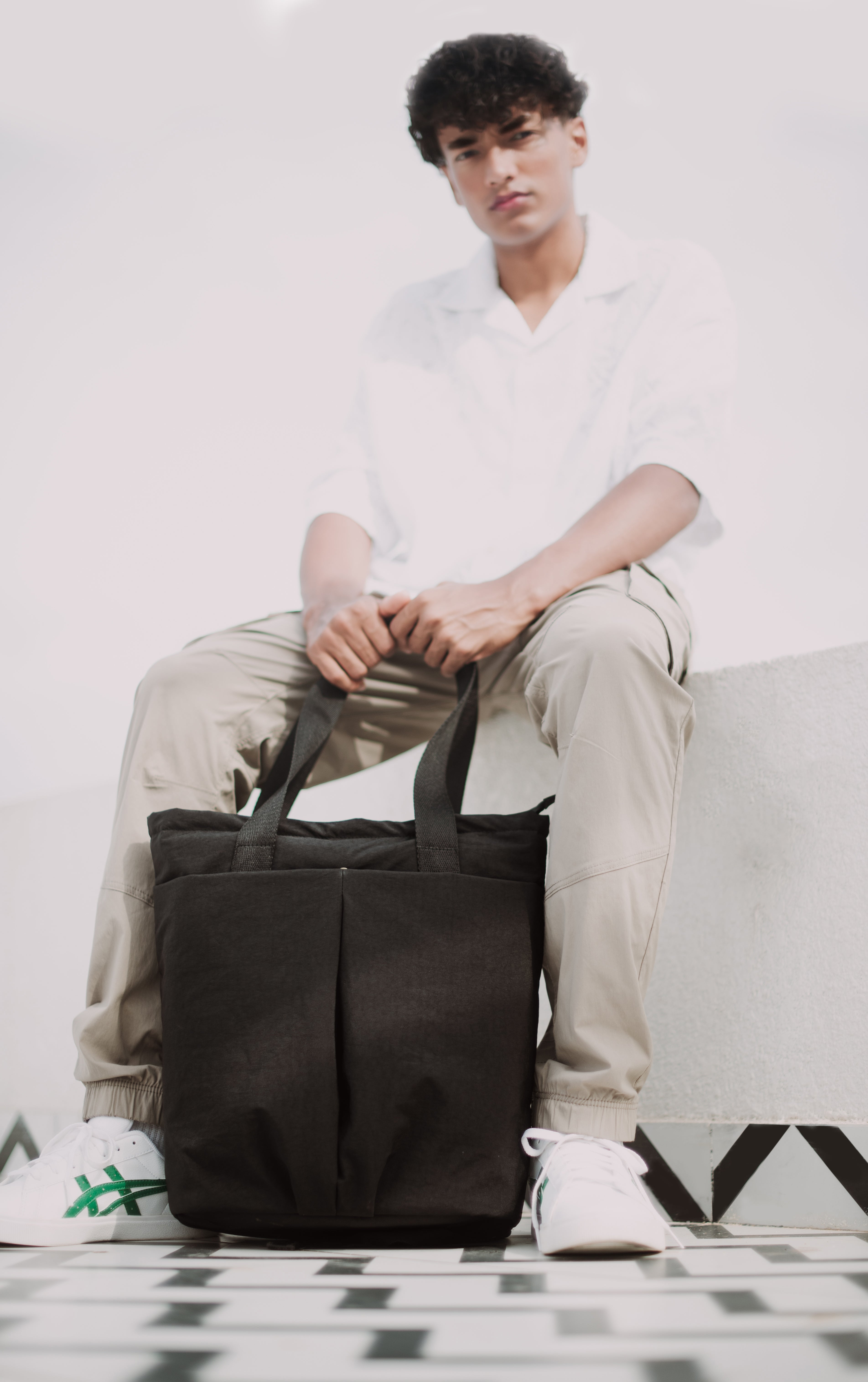 Bishop Tote Bag- Black