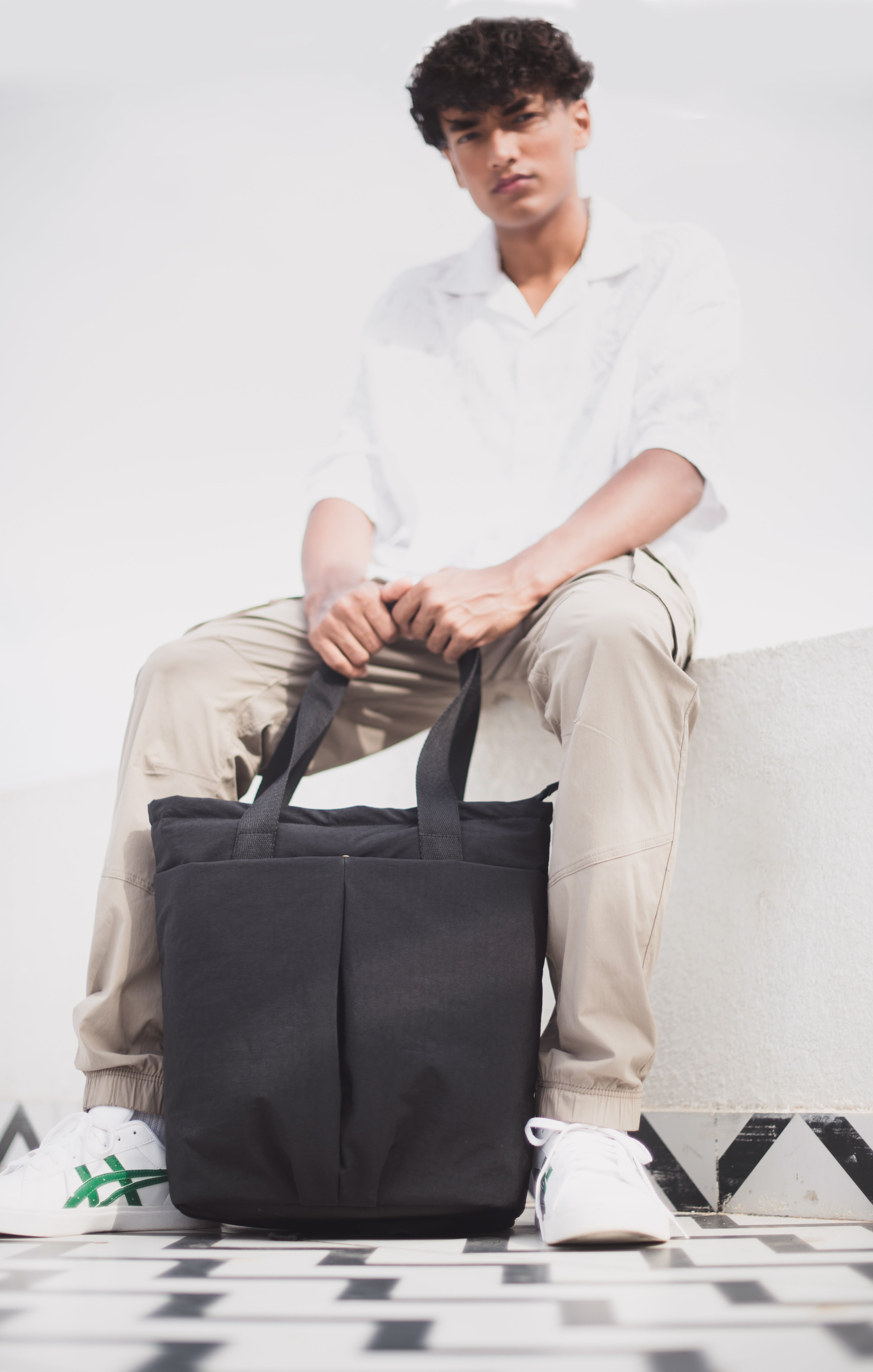 Bishop Tote Bag- Black