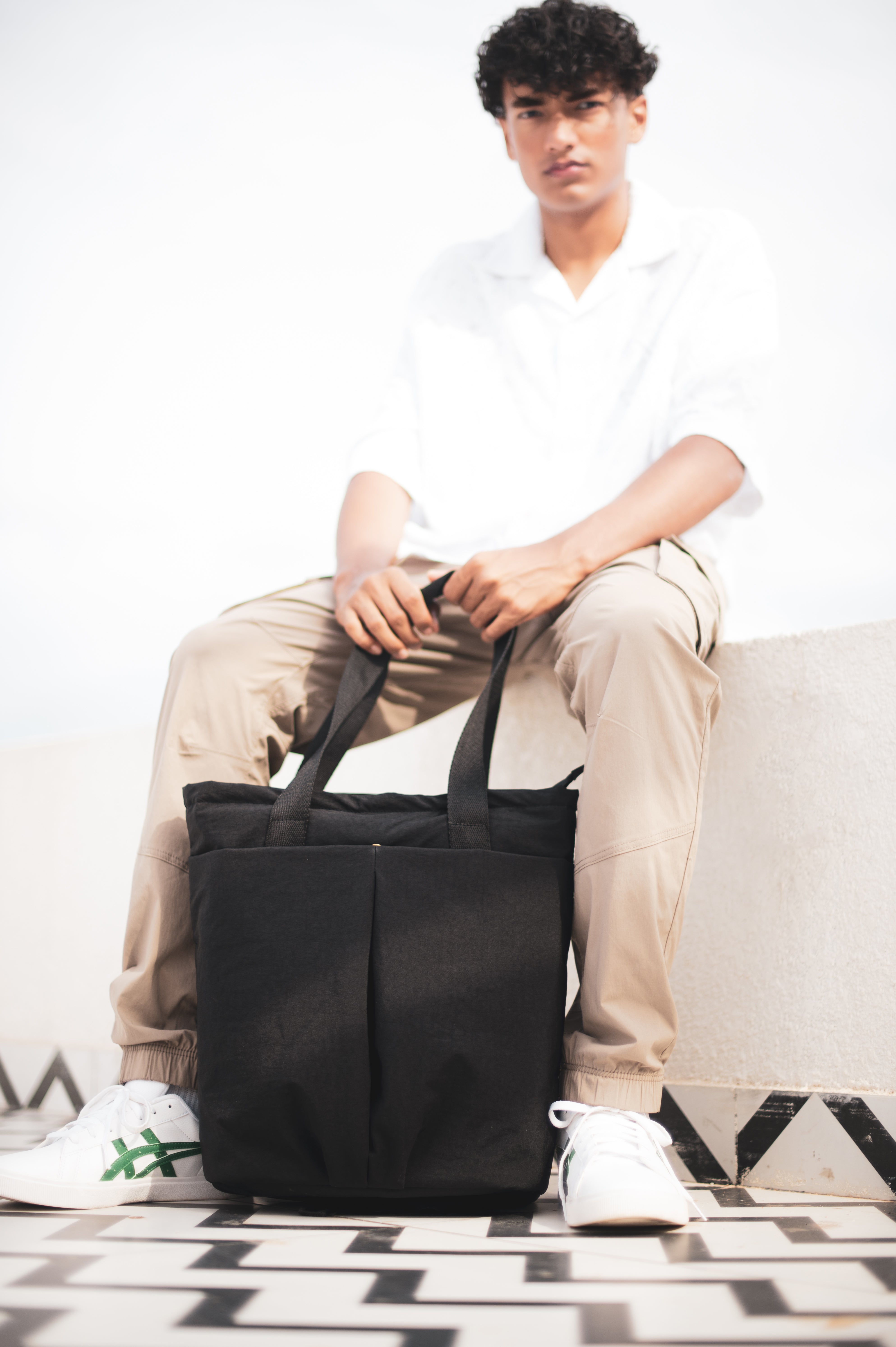 Bishop Tote Bag- Black