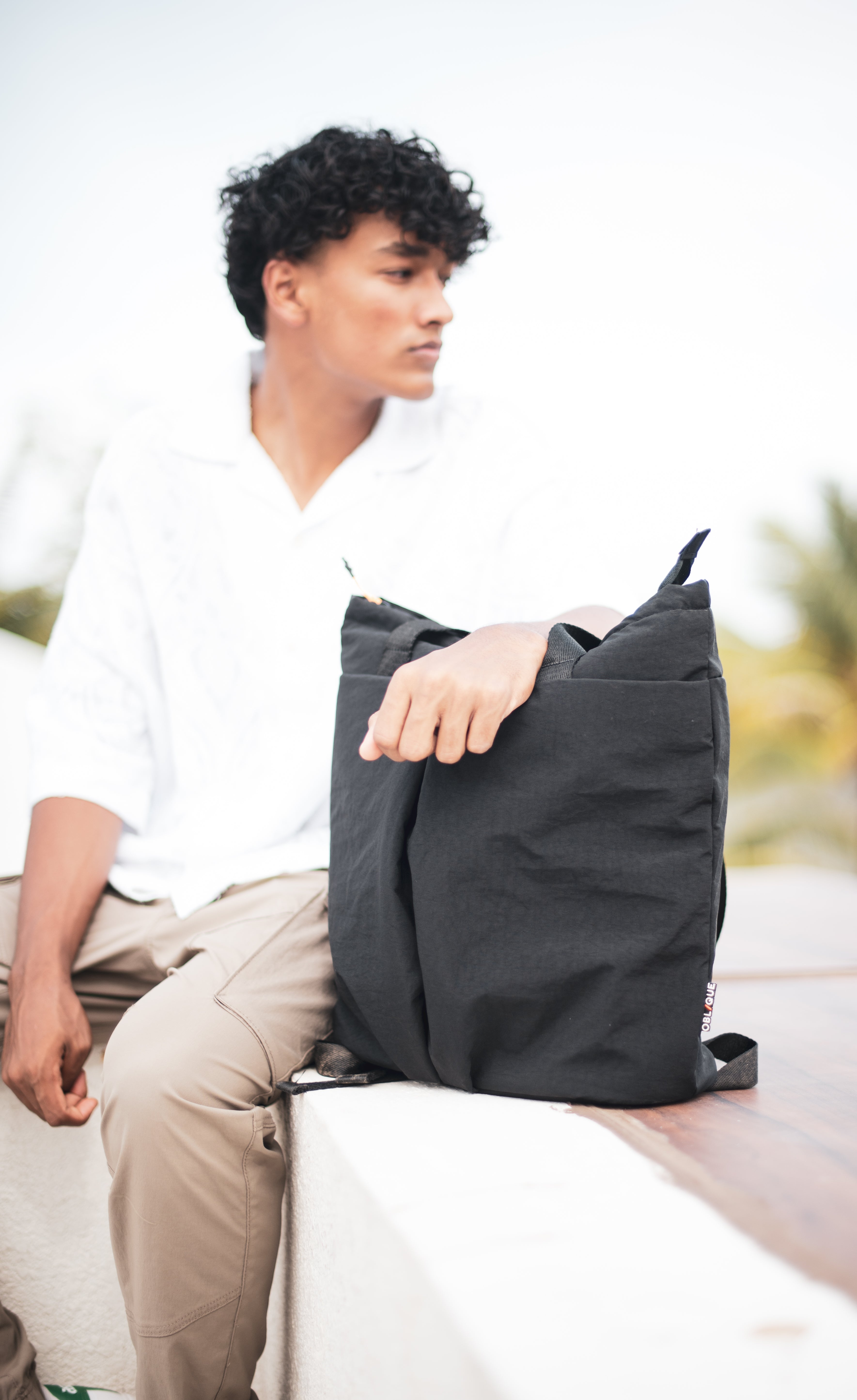 Bishop Tote Bag- Black