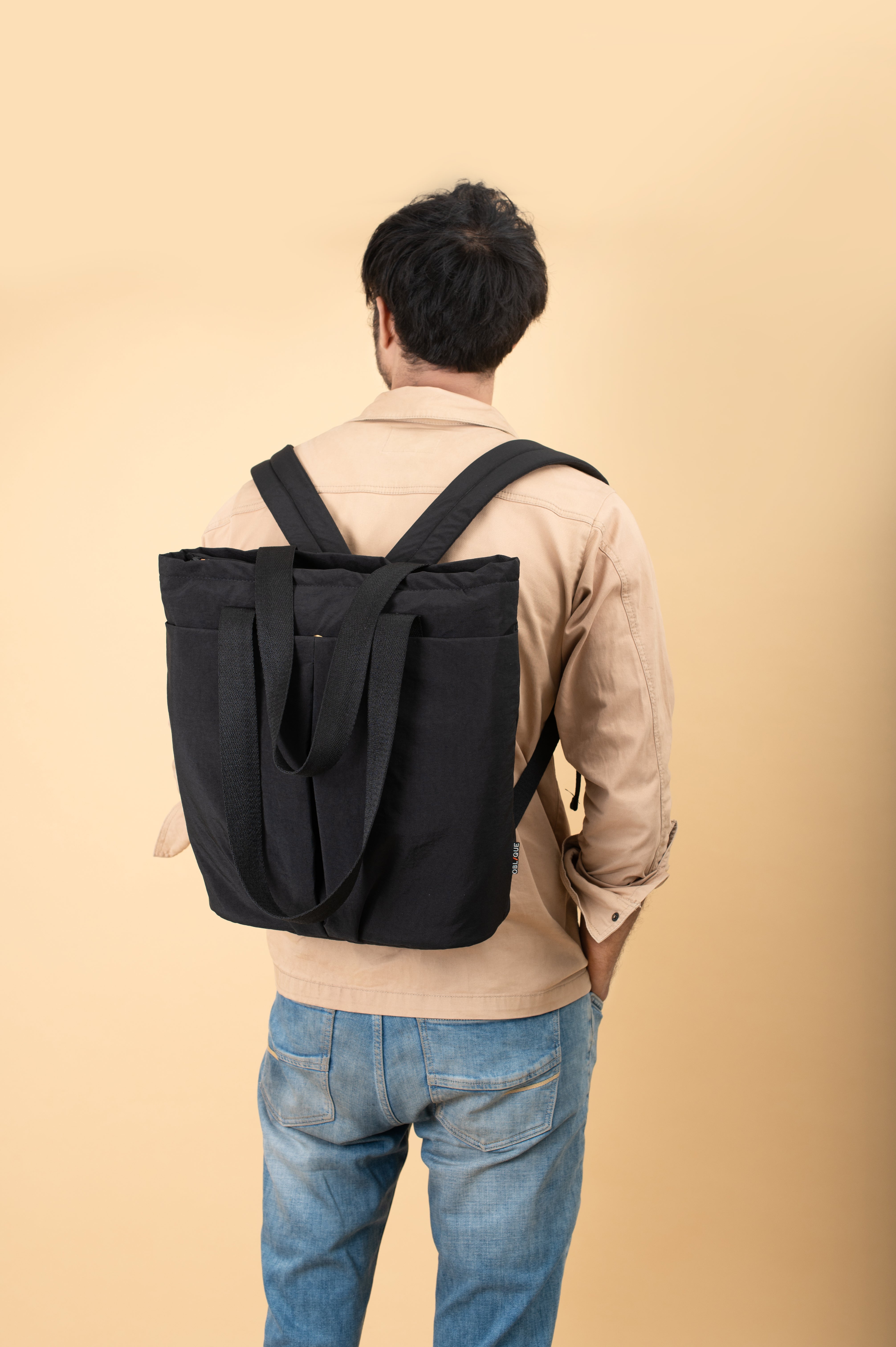 Bishop Tote Bag- Black