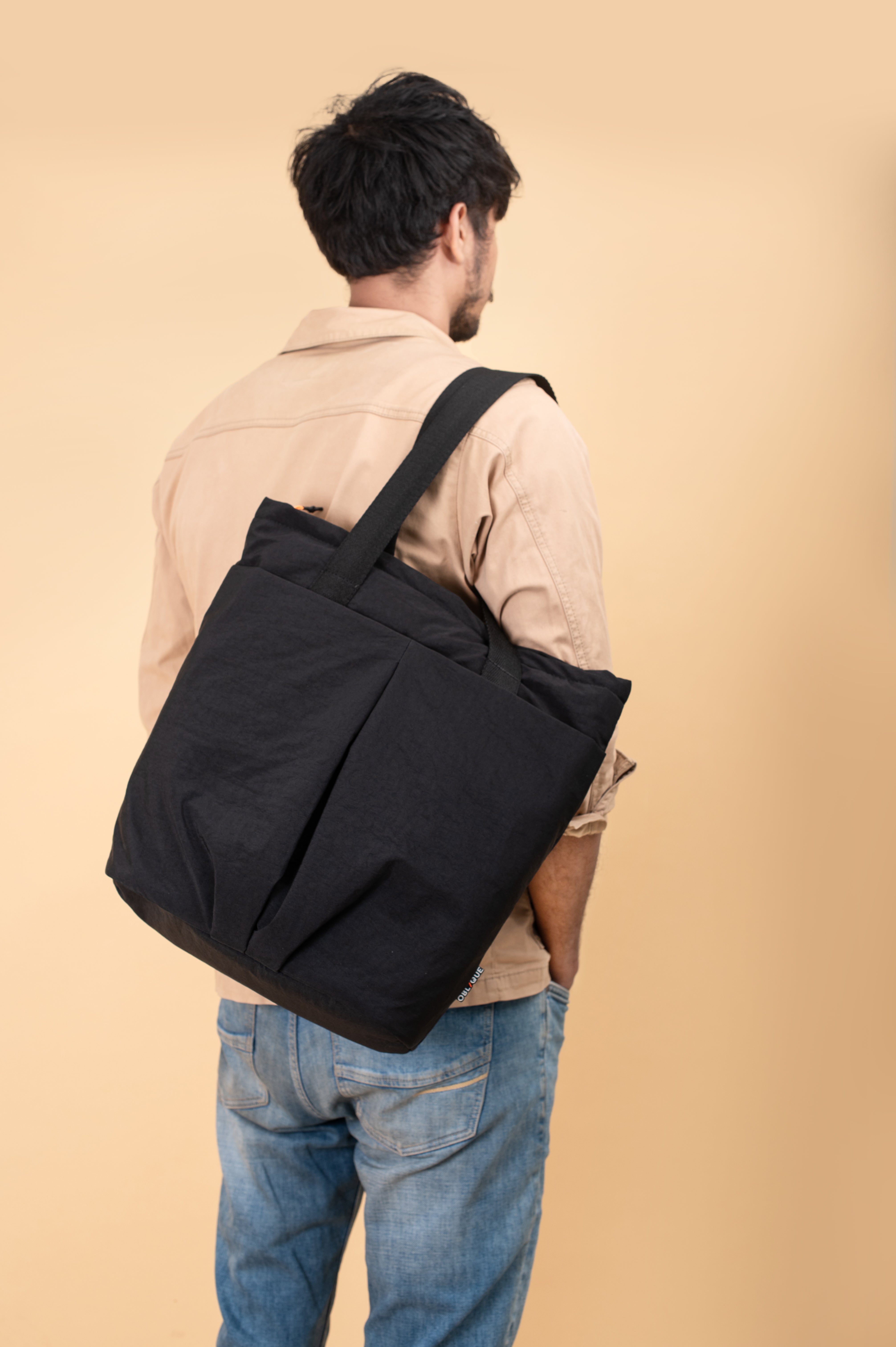 Bishop Tote Bag- Black