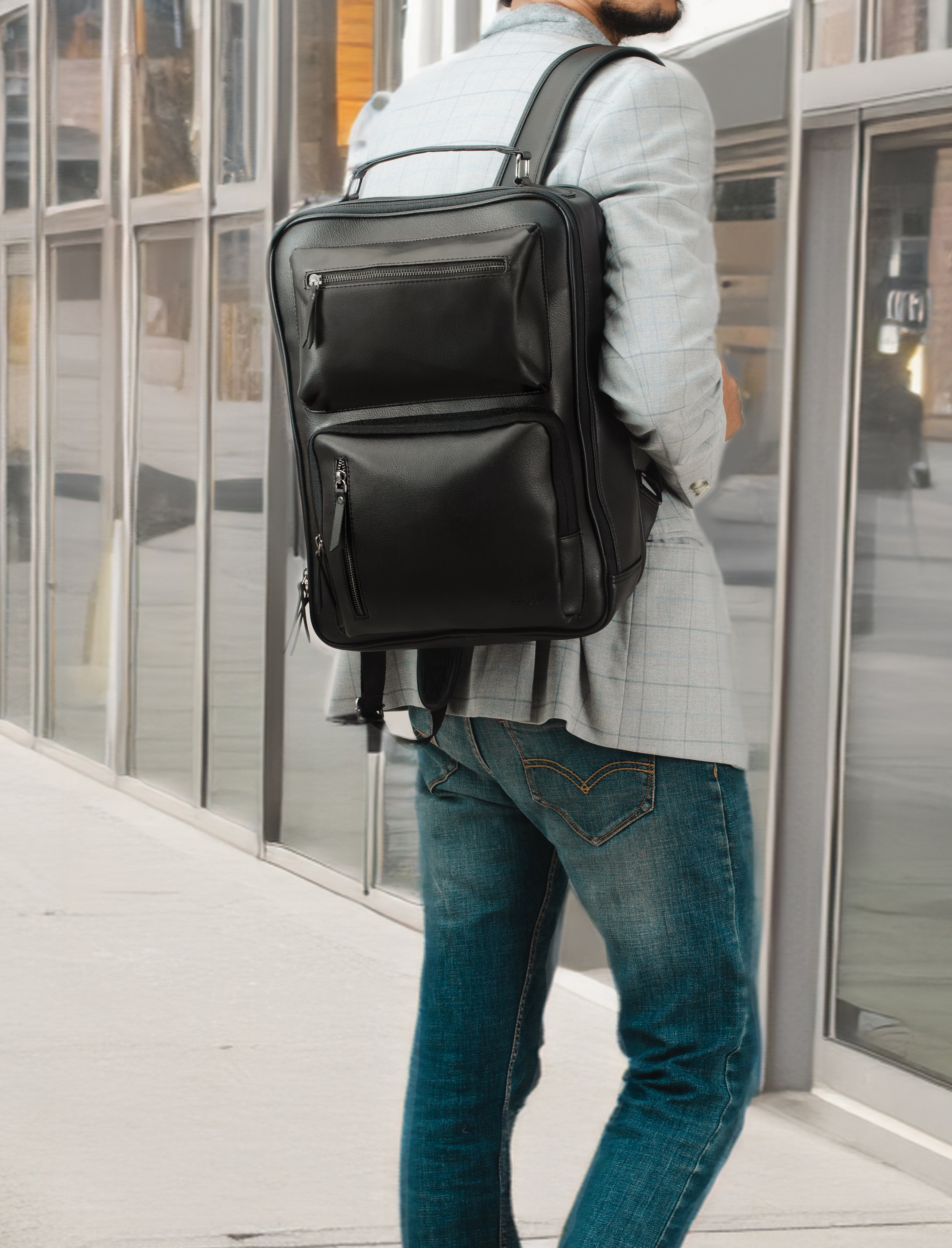 Laptop Backpack for Men and Women- Flamingo