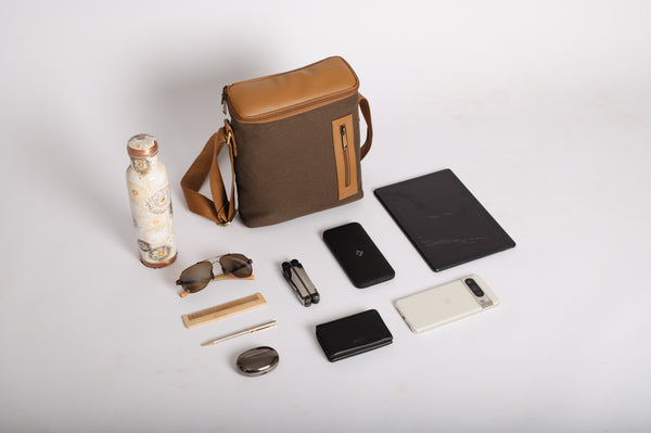 Traveller Sling Bag- Charcoal