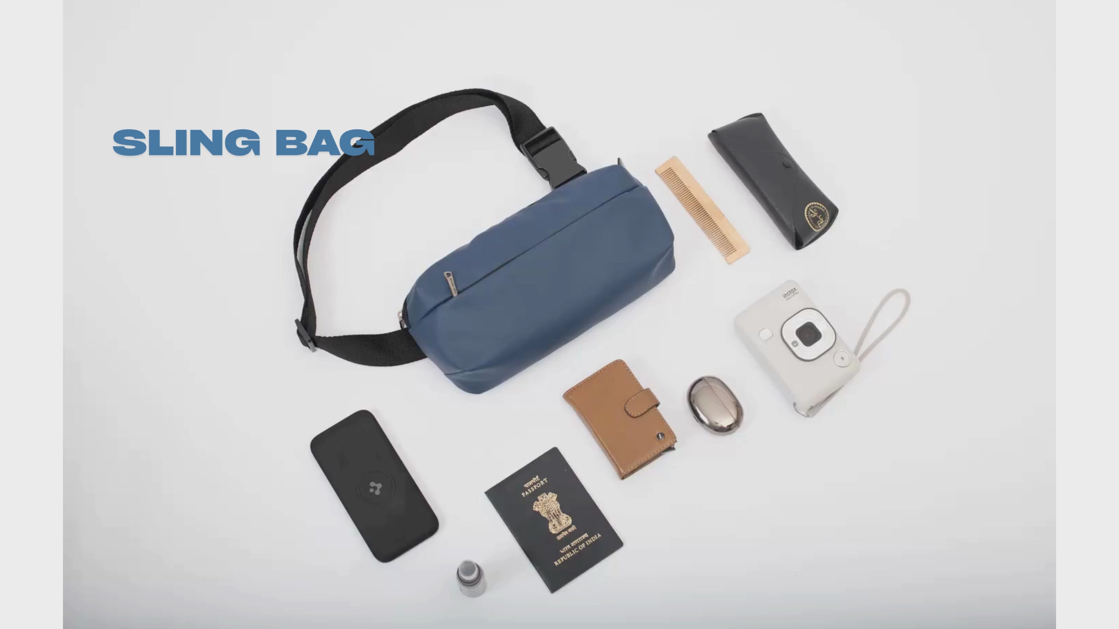Gulliver Sling Bag- Blue